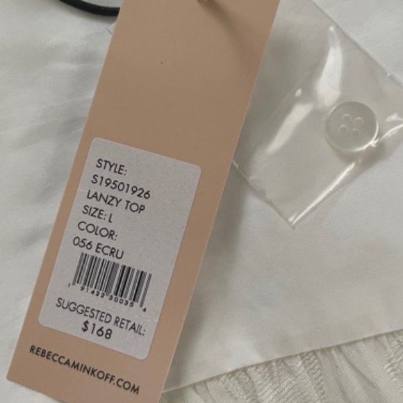 Rebecca Minkoff Gathered Lanzy Top NWT - Picture 7 of 10